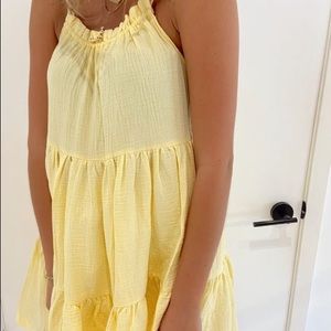 Mini yellow sundress